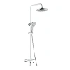 Душевая система Rose R3996F с термостатом, белый/хром Душевая система Rose R3996F с термостатом, белый/хром