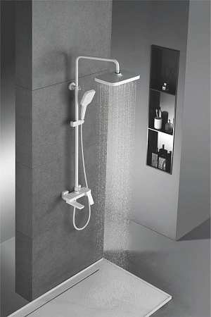 Душевая система Rose R1836C белый Душевая система Rose R1836C белый