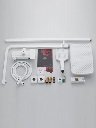 Душевая система Rose R2836C белый Душевая система Rose R2836C белый