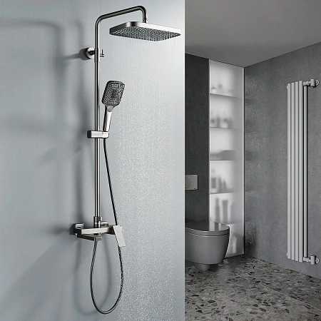 Душевая система Rose R1836T пепельный Душевая система Rose R1836T пепельный