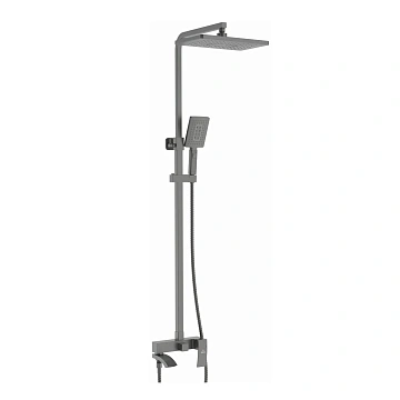 Душевая система Rose R1556T пепельный