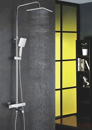 Душевая система Rose R3536 с термостатом, хром Душевая система Rose R3536 с термостатом, хром