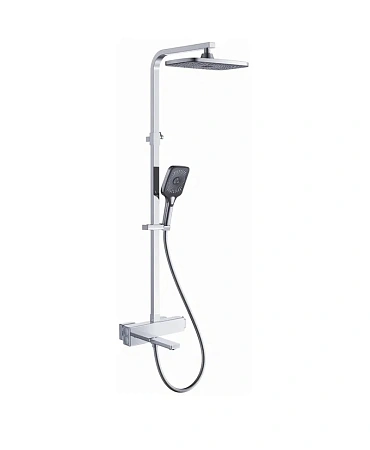 Душевая система Rose R1096 с термостатом, хром Душевая система Rose R1096 с термостатом, хром