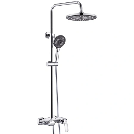 Душевая система Rose R1136 с каскадным изливом, хром Душевая система Rose R1136 с каскадным изливом, хром