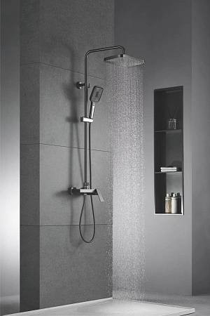 Душевая система Rose R1836T-6 пепельный Душевая система Rose R1836T-6 пепельный