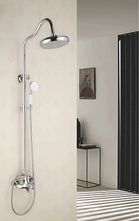 Душевая система Rose R0136 хром Душевая система Rose R0136 хром