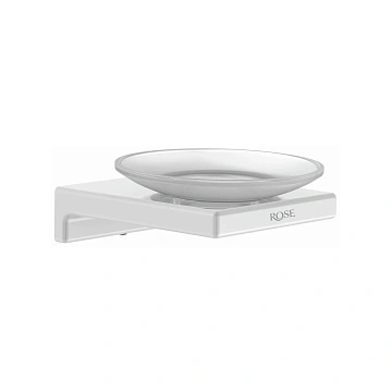 Мыльница Rose RG1803C белый
