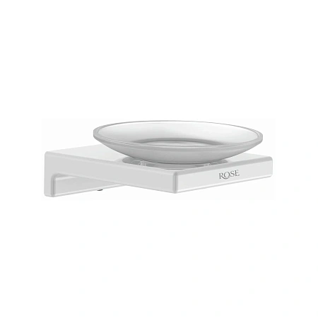 Мыльница Rose RG1803C белый