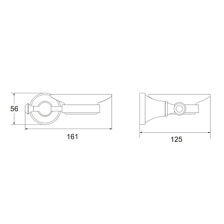 Мыльница Rose RG1903E золото Мыльница Rose RG1903E золото