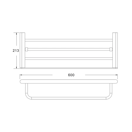 Полотенцедержатель Rose RG1708 хром Полотенцедержатель Rose RG1708 хром