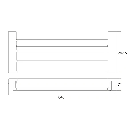 Полотенцедержатель Rose RG1808T пепельный Полотенцедержатель Rose RG1808T пепельный