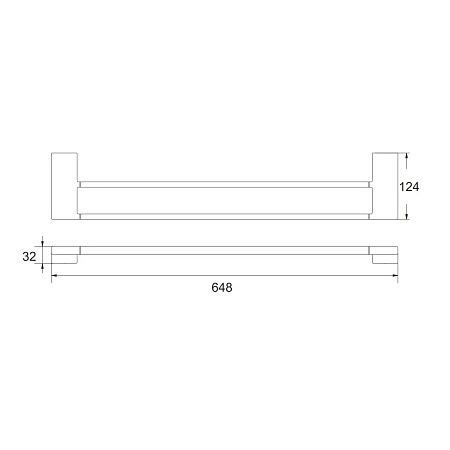 Полотенцедержатель Rose RG1827C белый Полотенцедержатель Rose RG1827C белый