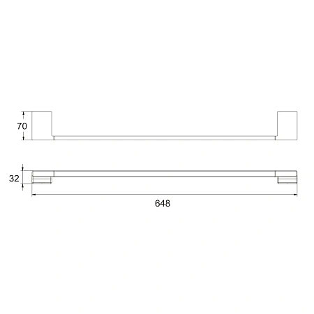 Полотенцедержатель Rose RG1817T пепельный Полотенцедержатель Rose RG1817T пепельный