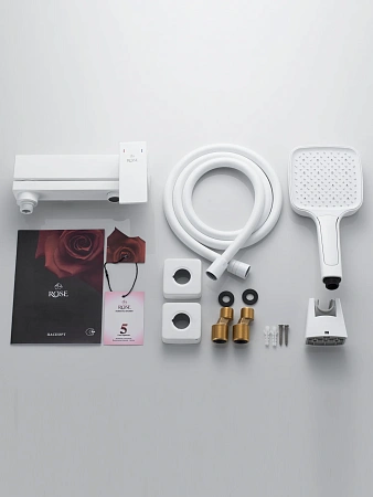 Смеситель для ванны Rose R2802C белый Смеситель для ванны Rose R2802C белый