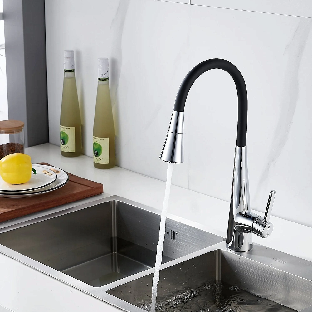 Смеситель для кухни Rose R213 с гибким изливом, хром — Изображение 21