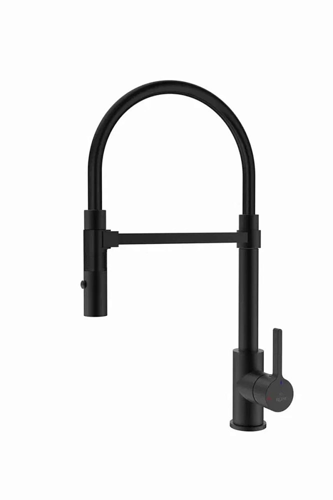 Смеситель для кухни Rose R133H черный — Изображение 1