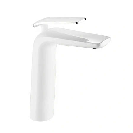 Смеситель для раковины Rose R39F R3911F белый/хром Смеситель для раковины Rose R39F R3911F белый/хром