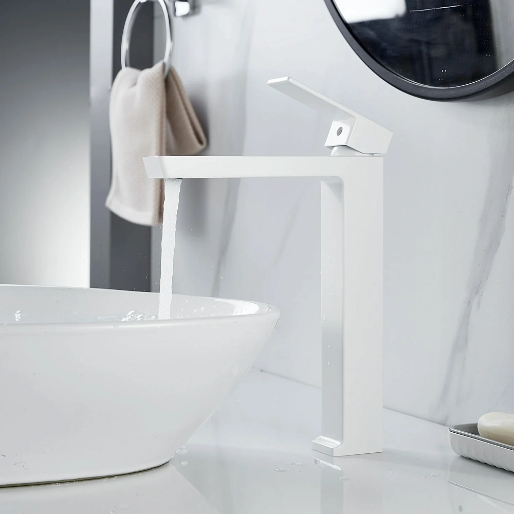 Смеситель для раковины Rose R18C R1811C-1 белый — Изображение 10