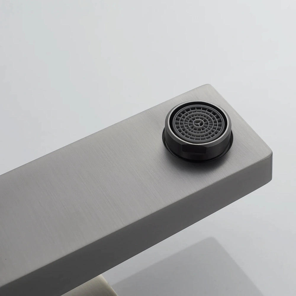 Смеситель для раковины Rose R2801T оружейная сталь — Изображение 5