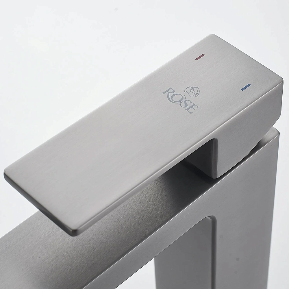 Смеситель для раковины Rose R1801T-1 оружейная сталь — Изображение 3