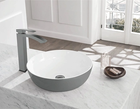 Смеситель для раковины Rose R15T R1511T оружейная сталь Смеситель для раковины Rose R15T R1511T оружейная сталь