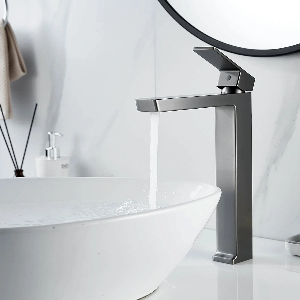 Смеситель для раковины Rose R18T R1811T-1 оружейная сталь — Изображение 13