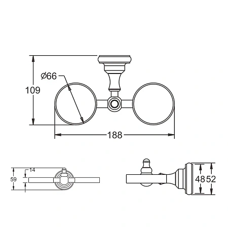 Стакан Rose RG1122Q бронза Стакан Rose RG1122Q бронза