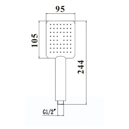 Душевая лейка Savol S-FSP01H черный Душевая лейка Savol S-FSP01H черный