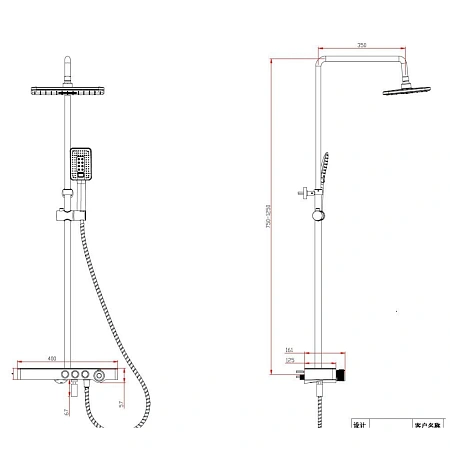 Душевая система Savol SK-H3245A хром Душевая система Savol SK-H3245A хром