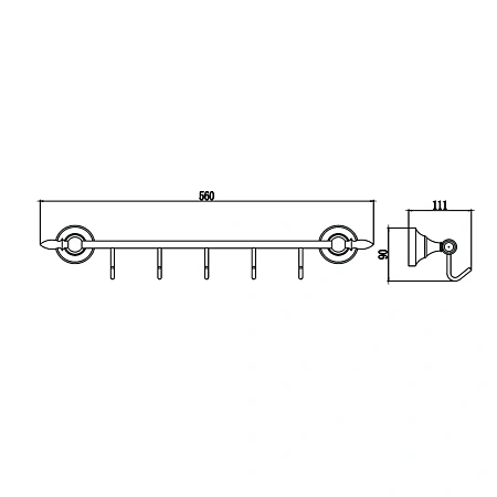 Крючок Savol S-06875B золото Крючок Savol S-06875B золото