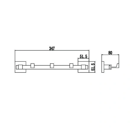 Крючок Savol S-06573H черный Крючок Savol S-06573H черный
