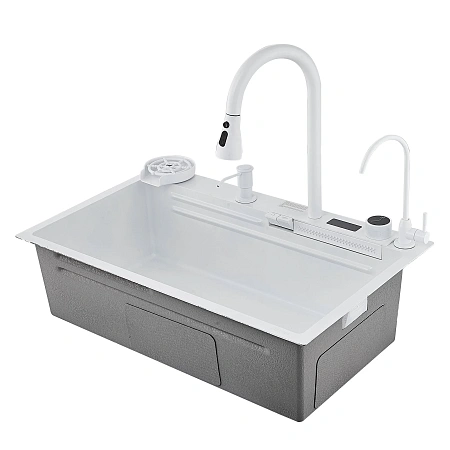Кухонная мойка Savol S-SC002W белый