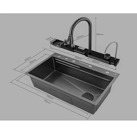 Кухонная мойка Savol S-SC002W белый Кухонная мойка Savol S-SC002W белый