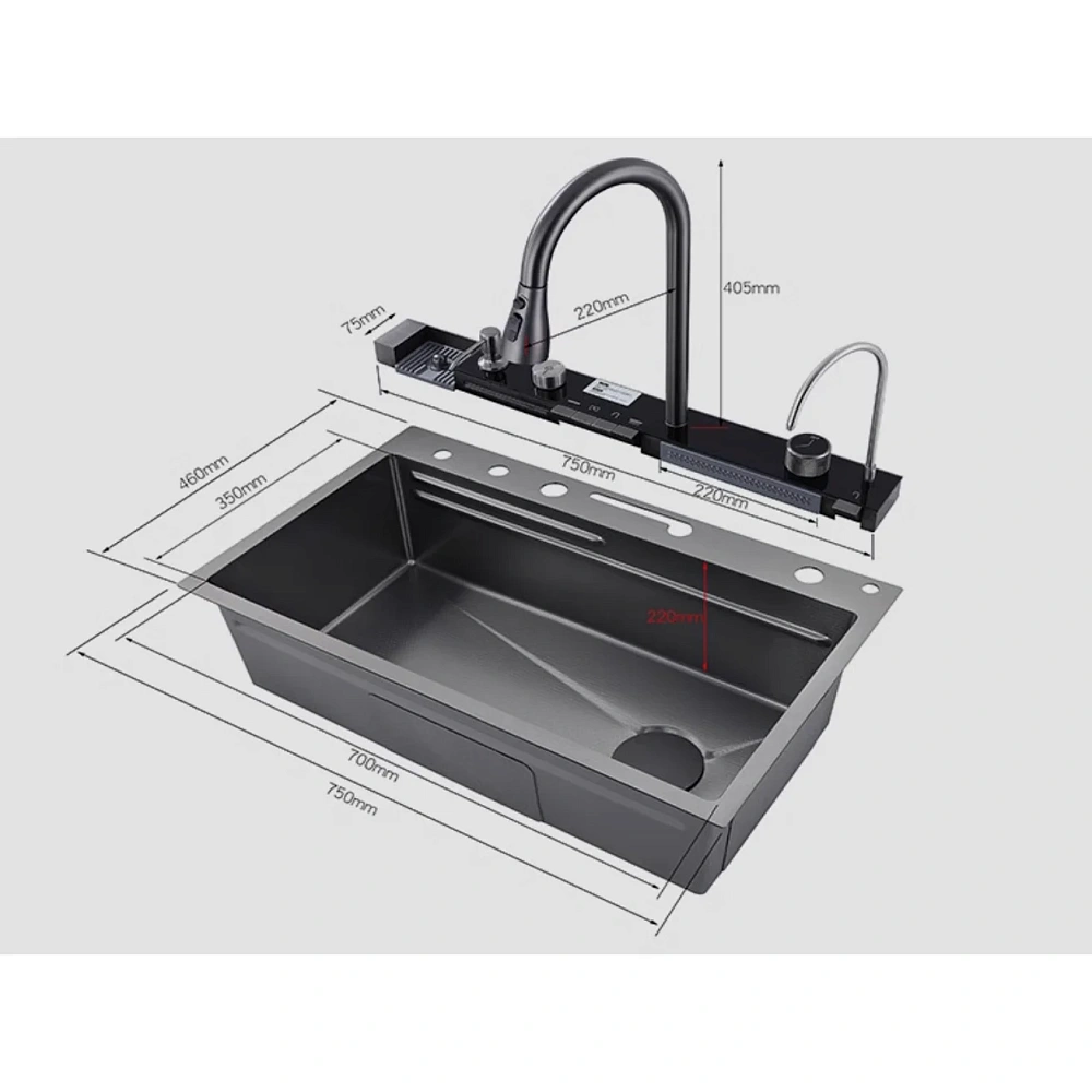 Кухонная мойка Savol S-SC001W белый — Изображение 2