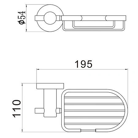 Мыльница Savol S-005632Q графит Мыльница Savol S-005632Q графит