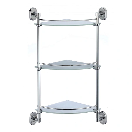 Полка Savol S-007073-3 угловая, хром Полка Savol S-007073-3 угловая, хром