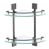 Полка Savol S-065322Q угловая, графит Полка Savol S-065322Q угловая, графит