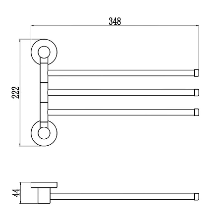 Полотенцедержатель Savol S-005603C золото матовое Полотенцедержатель Savol S-005603C золото матовое