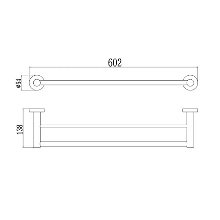 Полотенцедержатель Savol S-005648C золото матовое Полотенцедержатель Savol S-005648C золото матовое