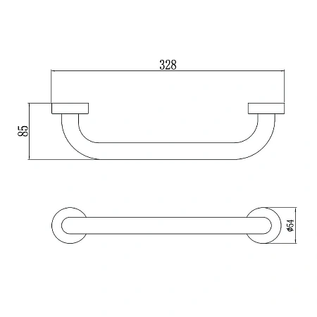 Поручень Savol S-10030B золото Поручень Savol S-10030B золото
