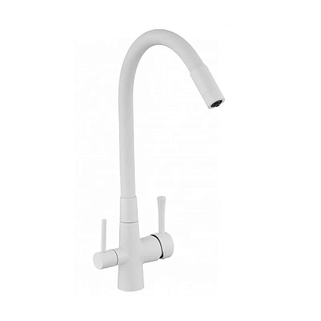 Смеситель для кухни Savol S-L1806W-02 с подключением к фильтру, белый Смеситель для кухни Savol S-L1806W-02 с подключением к фильтру, белый