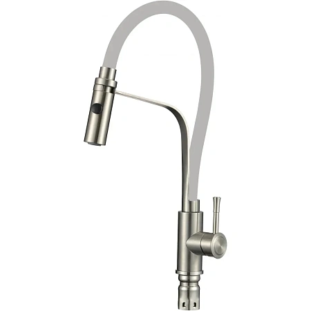 Смеситель для кухни Savol S-SUS6012-04 с гибким изливом, сатин Смеситель для кухни Savol S-SUS6012-04 с гибким изливом, сатин