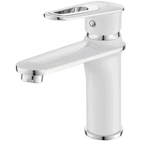 Смеситель для раковины Savol S-600601AW хром/белый Смеситель для раковины Savol S-600601AW хром/белый