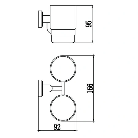 Стакан Savol S-009568 хром Стакан Savol S-009568 хром