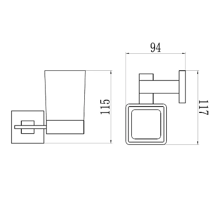 Стакан Savol S-06558C бронза Стакан Savol S-06558C бронза