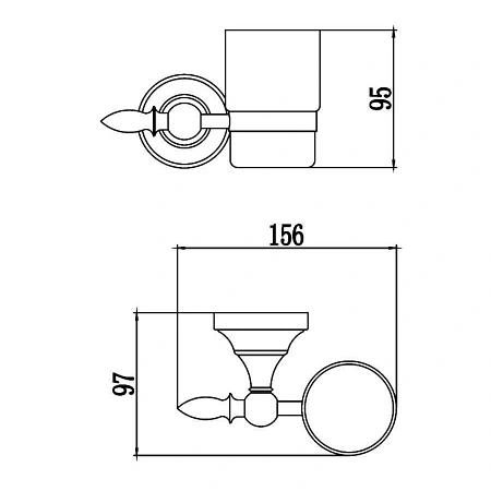 Стакан Savol S-06858B золото Стакан Savol S-06858B золото