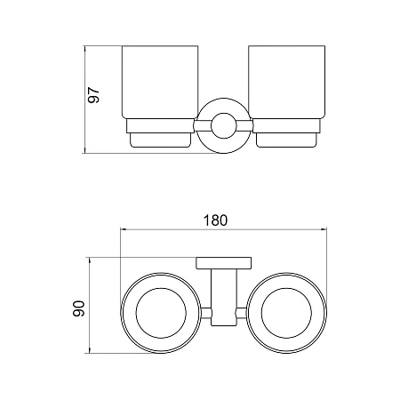 Стакан Savol S-005668Q графит Стакан Savol S-005668Q графит