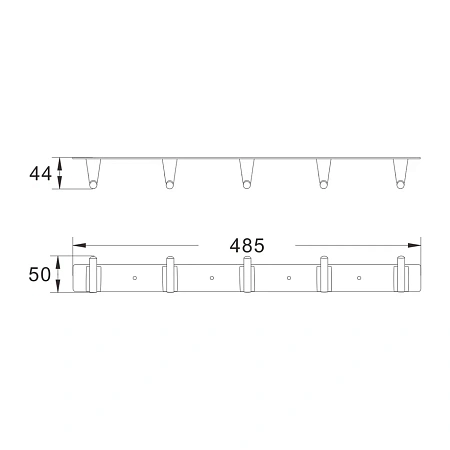 Крючок Shevanik SG5751C белый Крючок Shevanik SG5751C белый
