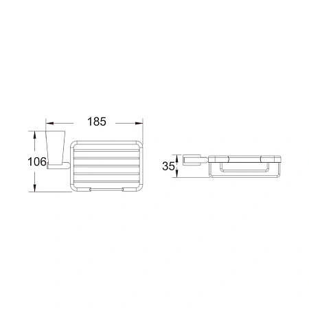Мыльница Shevanik SG5704C белый Мыльница Shevanik SG5704C белый