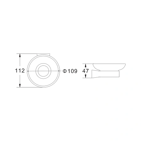 Мыльница Shevanik SG5703C белый Мыльница Shevanik SG5703C белый